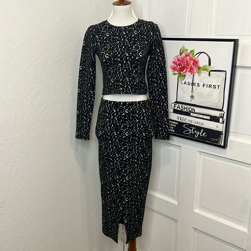 Alice & Olivia BNW Two Piece Skirt Set Size 0 & 2